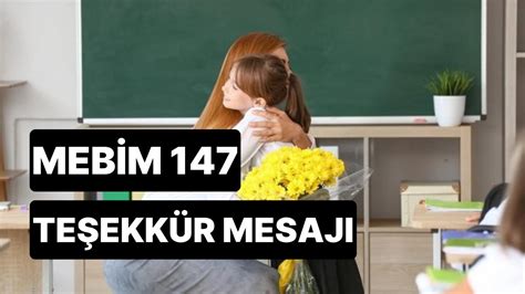 mebim 147 öğretmene teşekkür mesajı 2019